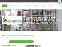 Tablet Screenshot of lagerconsulting.at